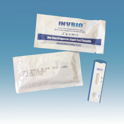 Tıbbi IVD hızlı tanı test kitleri Anti-HCV Test Kartı