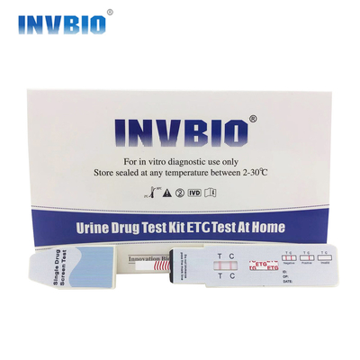 Tıbbi Kit Etg Alkol Testi İdrar Daldırma Kartı Mark Iso Bir Adım Hızlı Test
