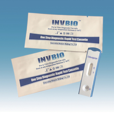 Tıbbi IVD hızlı tanı test kitleri Chikungunya IgG/IgM Test Kartı rtk evde test kiti