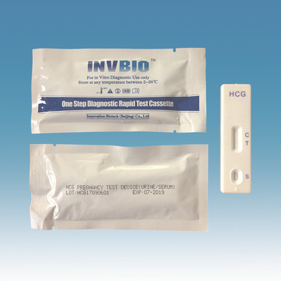 25mlU/Ml Doğurganlık Test Kitleri Gebelik Hcg Test Kartı CE ISO 13485