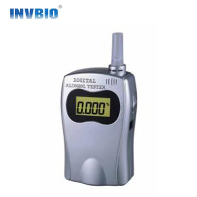 Açık Mavi Yedekleme ile 4 Haneli LCD Dijital Alkol Nefes Test Cihazı Breathalyzer