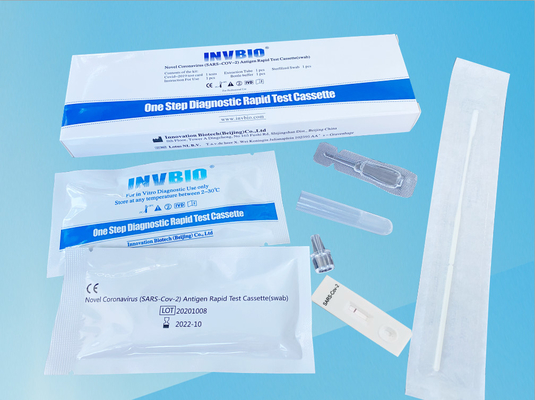 SARS-CoV-2 Evde Hızlı Rtk Nazal Swab Antijen Test Kiti Kartı AB Ortak Listesi
