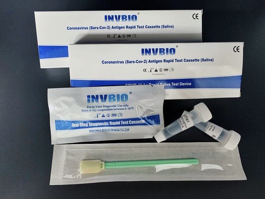 SARS-CoV-2 Coronavirus Antijen Tükürük Kendi Kendini Test Kiti 25 Adet/ Kutu