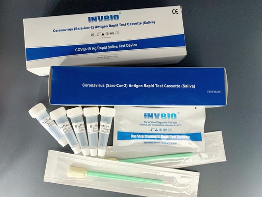 SARS-CoV-2 Coronavirus Antijen Tükürük Kendi Kendini Test Kiti 25 Adet/ Kutu