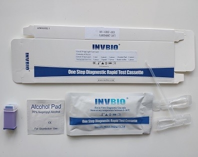 SARS-CoV-2 Coronavirus IgG IgM Antikor Test Kiti Tek Adımda Kendi Kendini Test Eden INVBIO