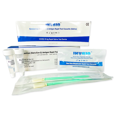 %95,6 Duyarlılık Antijen H Pylori Hızlı Test Kiti Kart Formatı