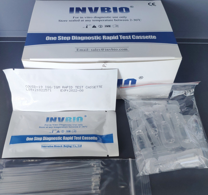 Antikor COVID19 için CE FSC FDA IgG IgM Kolloidal Altın Hızlı Test Kiti