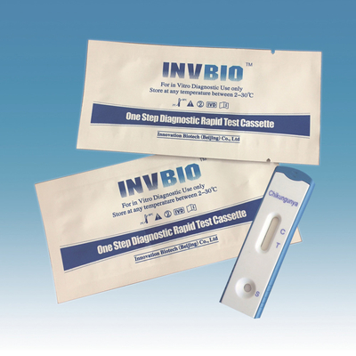 Serum Plazma IgG IgM Antikor Chikungunya Hızlı Test Kiti Kartı