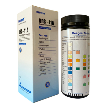 Glikoz Bilirubin 10 Parametre Reaktif Test Şeritleri idrar çubuğu