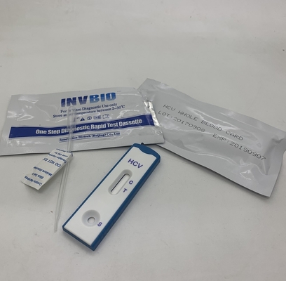Anti Hcv Bulaşıcı Hastalık Hızlı Test Kitleri Kaset Cihazı 25 adet/kutu