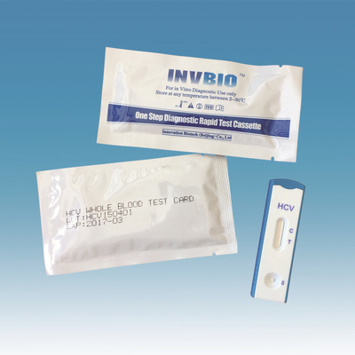 Anti Hcv Bulaşıcı Hastalık Hızlı Test Kitleri Kaset Cihazı 25 adet/kutu