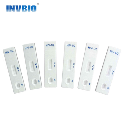 Oem Ambalajlı Hiv Serum Bir Adım Hızlı Test Ivd Kartı